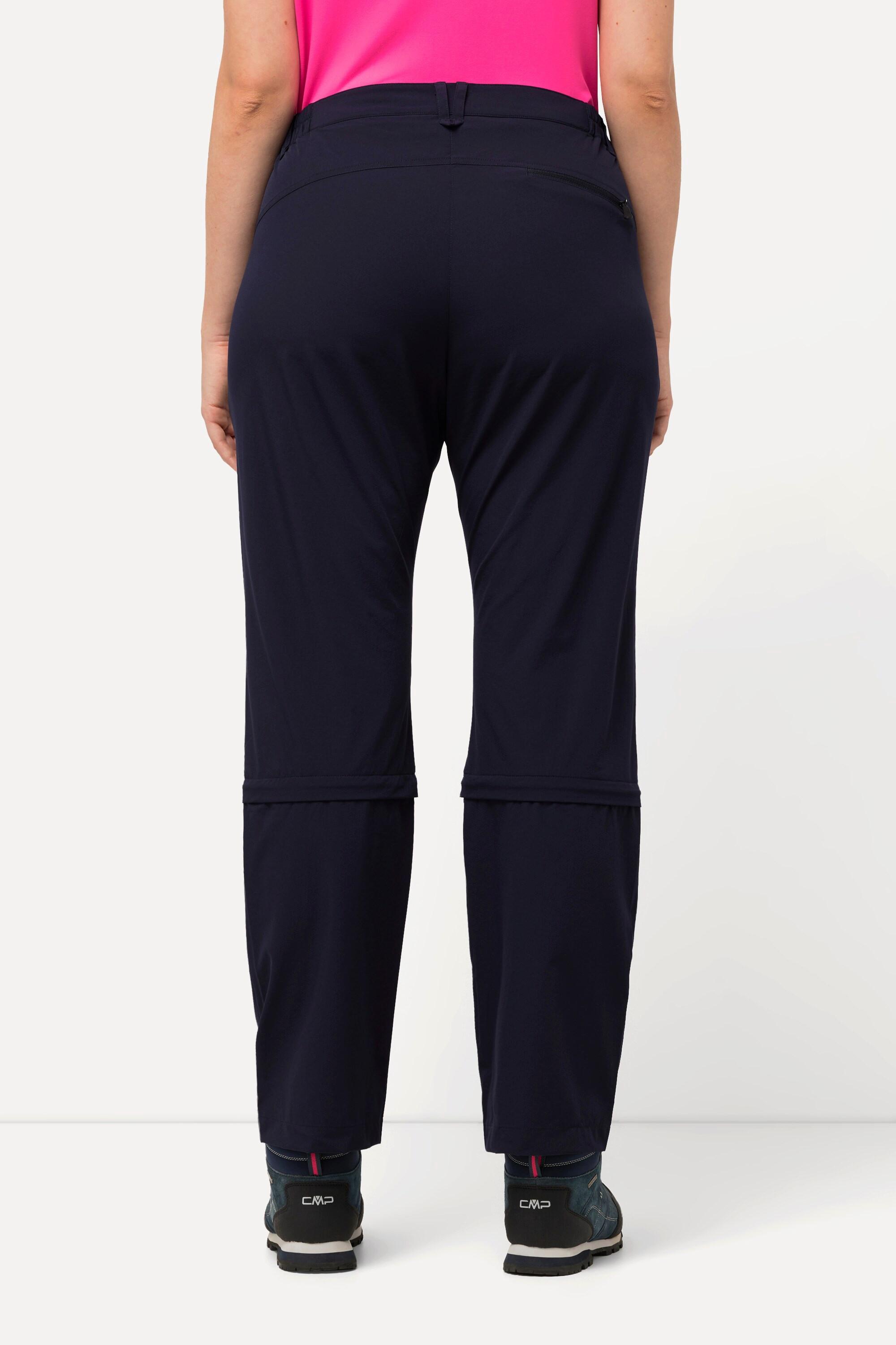 Ulla Popken  Pantalon modulable à système Zipp-Off, longueur ajustable, séchage rapide 