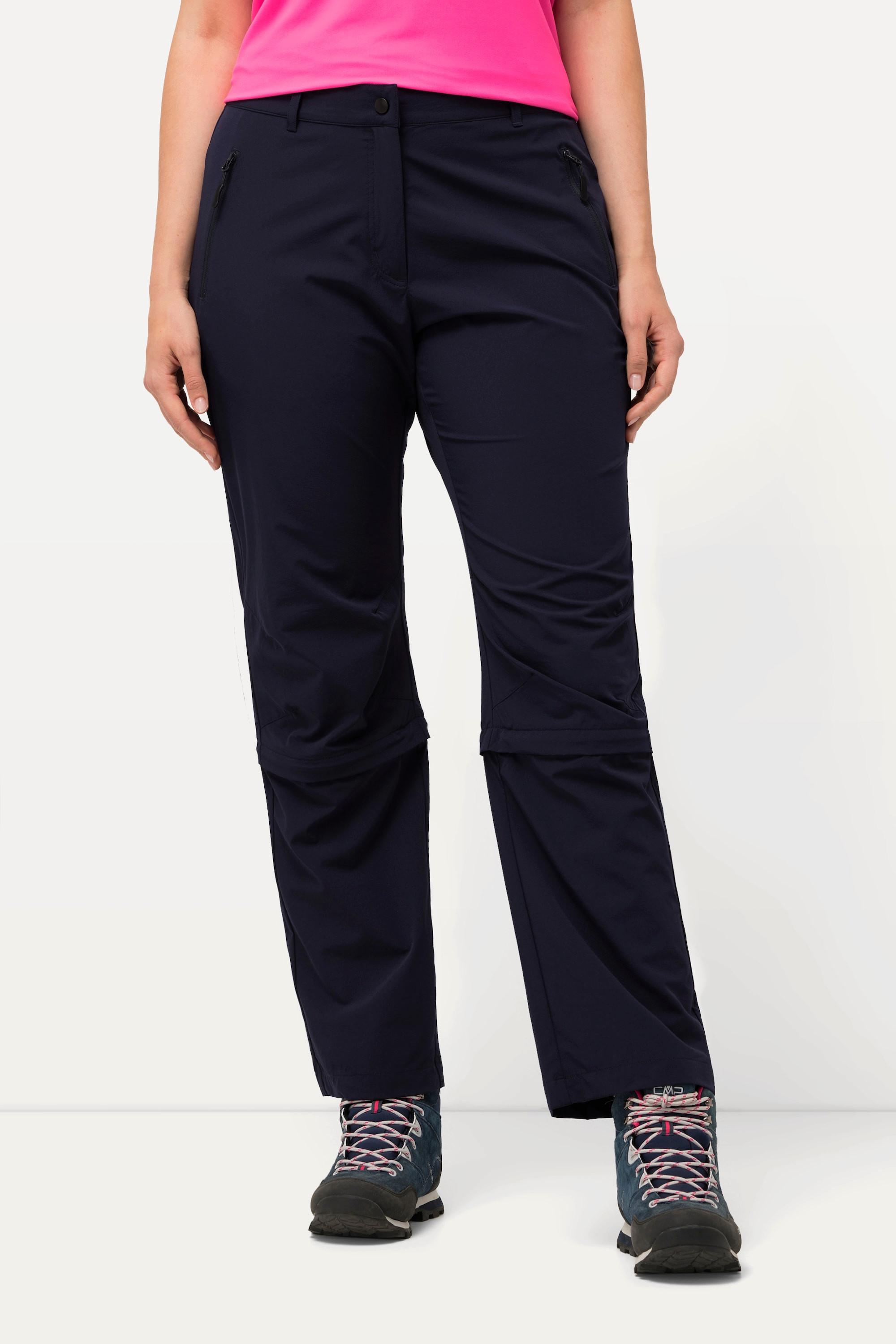 Ulla Popken  Pantalon modulable à système Zipp-Off, longueur ajustable, séchage rapide 