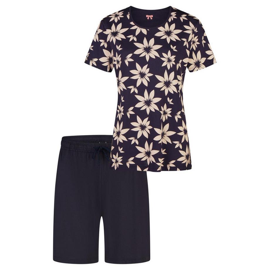 Ammann Mix & Match Schlafanzug Set mit Blumenmuster Top  