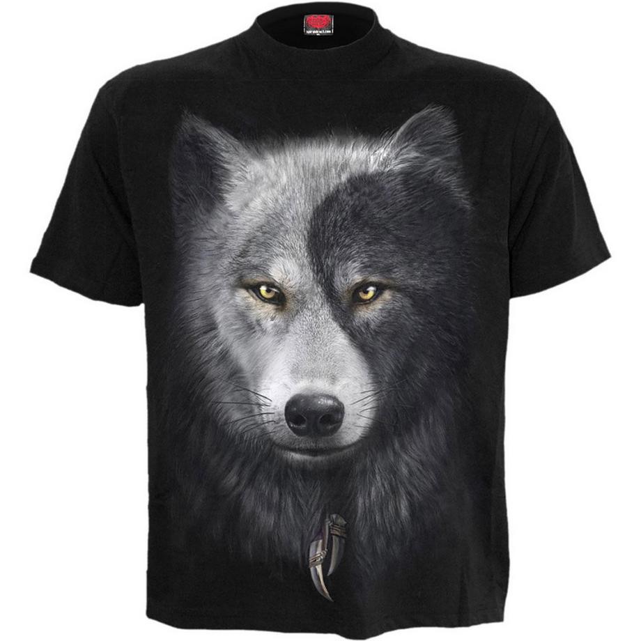 T-Shirtmotif/style Imprimé Au Dos Wolf Chi