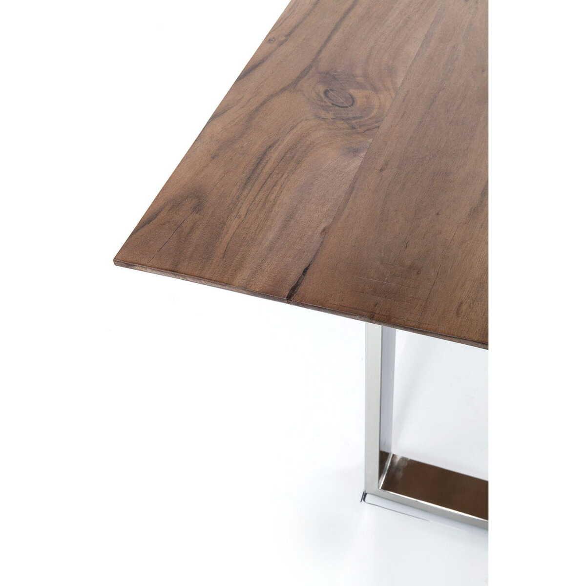 KARE Design Table Symphony Walnut Chrome 200x100cm  