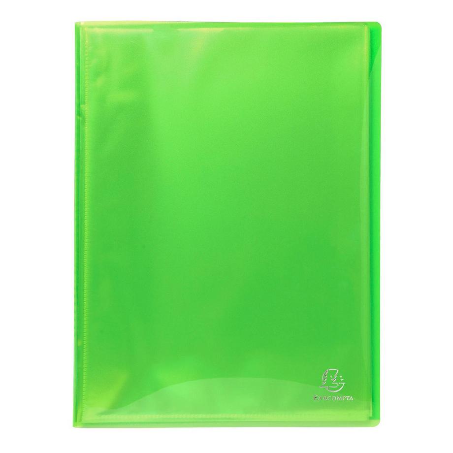 Exacompta Portalistino Iderama PP polipropilene flessibile glossy, 60 buste liscio - A4 - x 8  