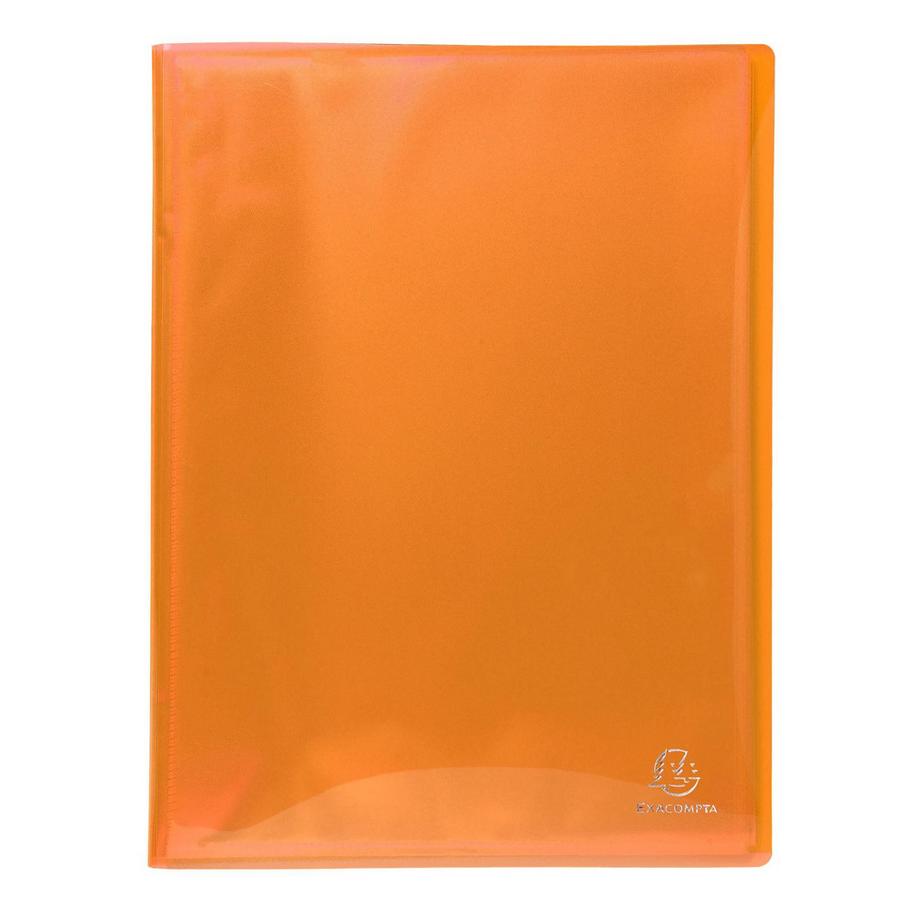 Exacompta Portalistino Iderama PP polipropilene flessibile glossy, 60 buste liscio - A4 - x 8  