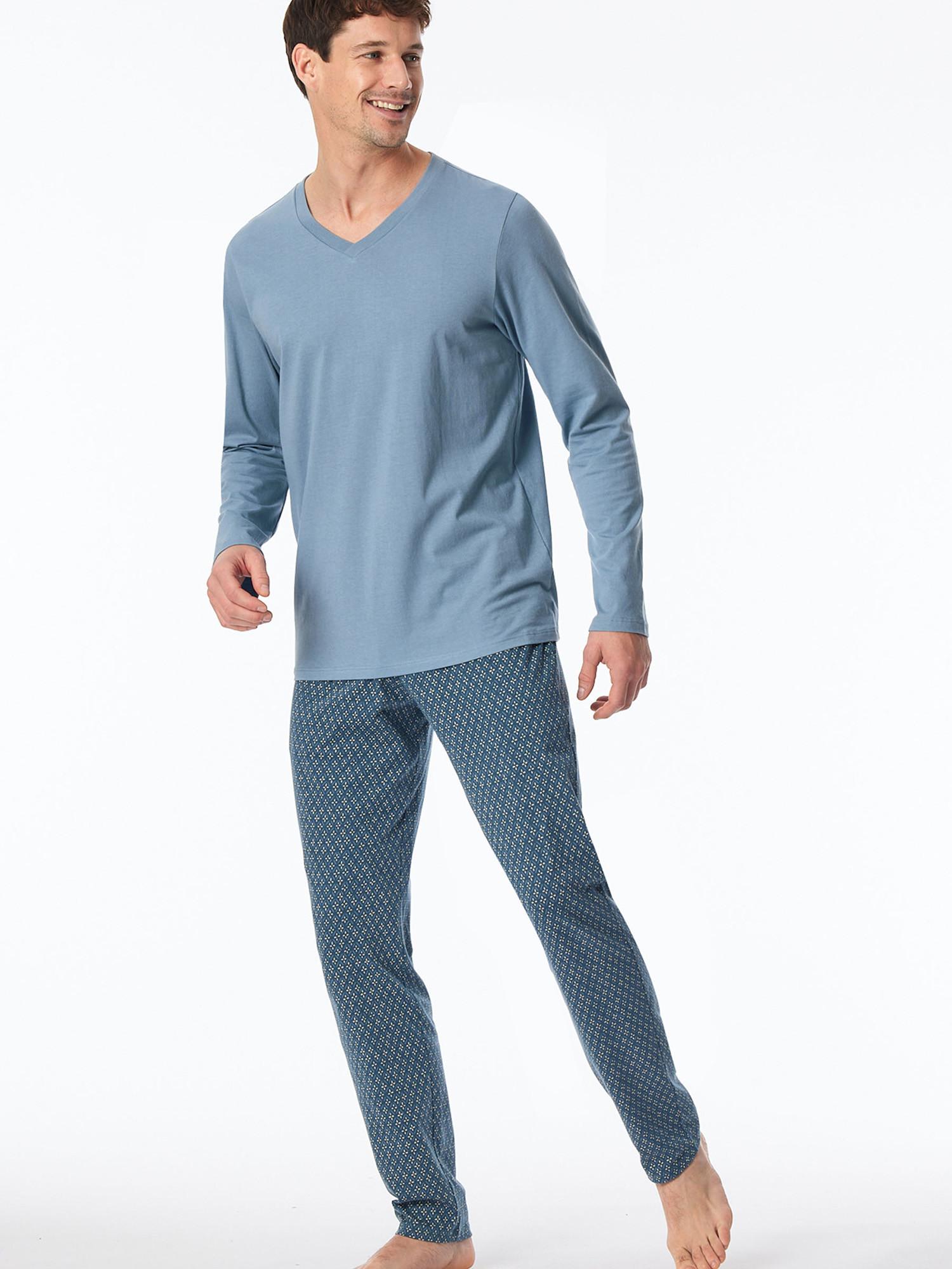 Schiesser Mix & Relax Langarm Pyjama Oberteil  