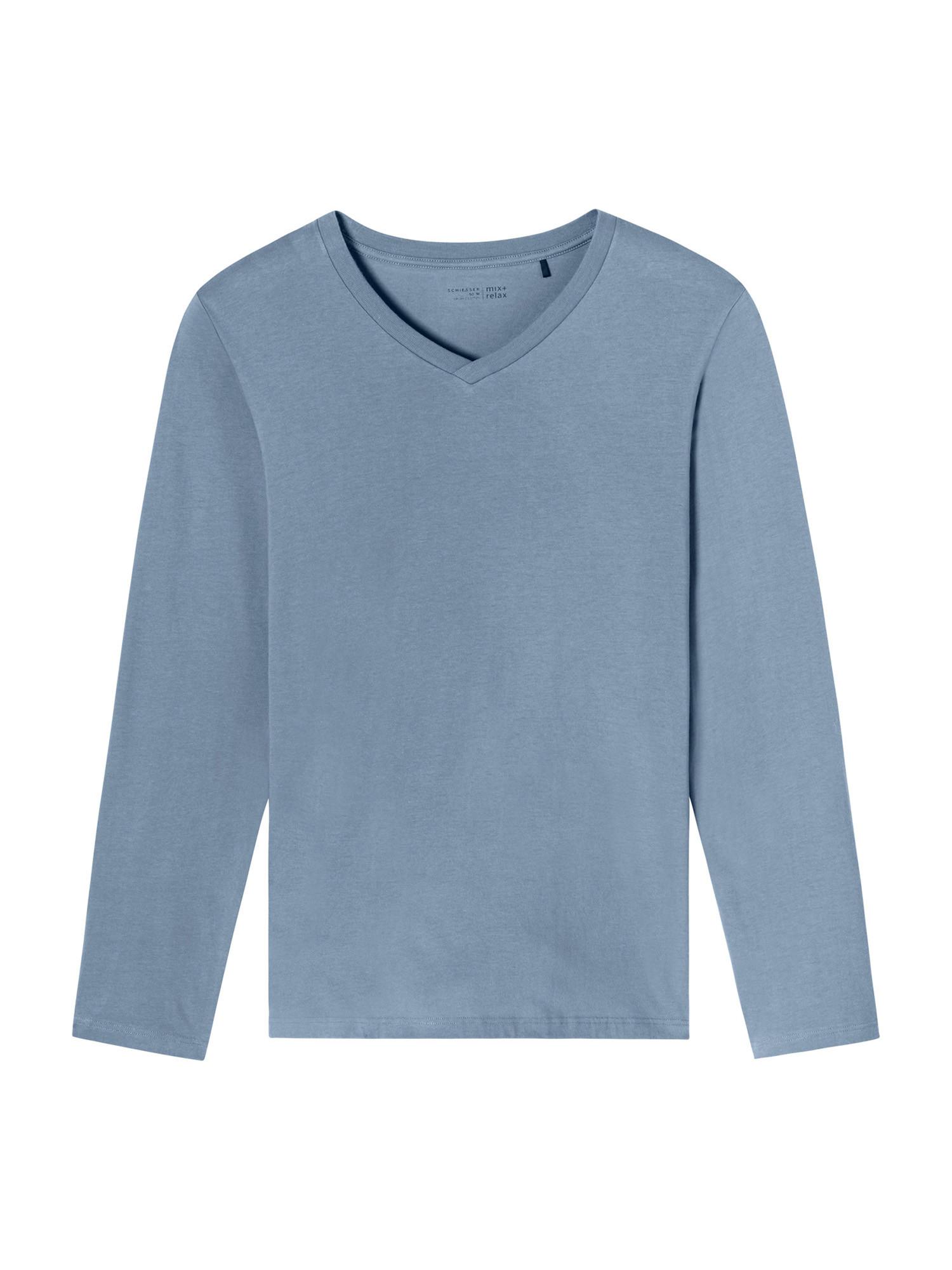 Schiesser Mix & Relax Langarm Pyjama Oberteil  