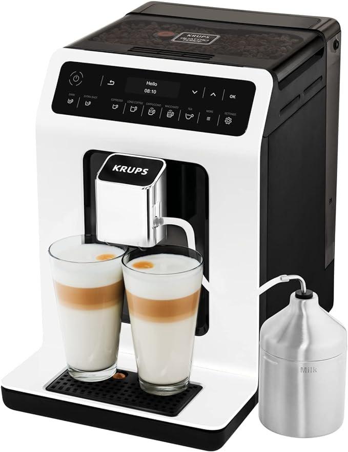 KRUPS Kaffeevollautomat  EA8911 Evidence Weiß + XS6000  