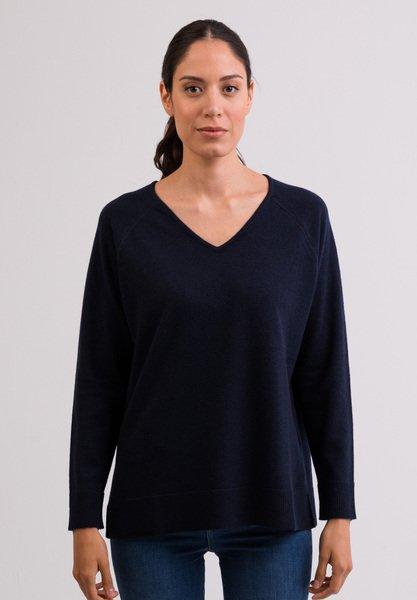 CASH-MERE.CH  Pullover mit Seitenschlitzen 