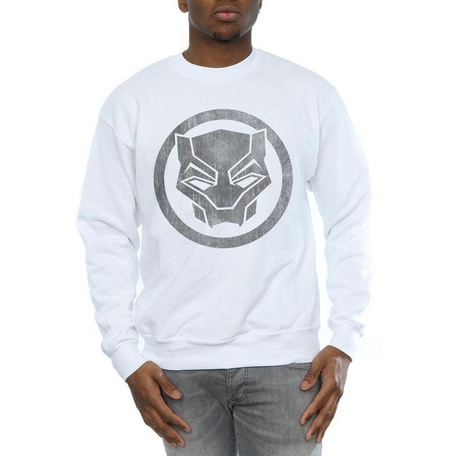 MARVEL Black Panther Logo Sweatshirt Col Rond  