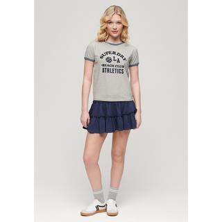 Superdry Athletic Essentials Beach T-Shirt Motivo a Contrasto  
