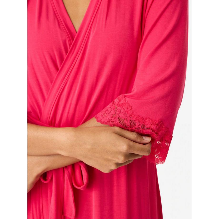 PJ Salvage Robe en modal avec capuche et col  