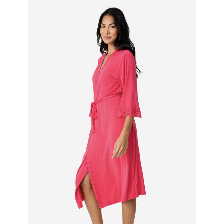 PJ Salvage Robe en modal avec capuche et col  