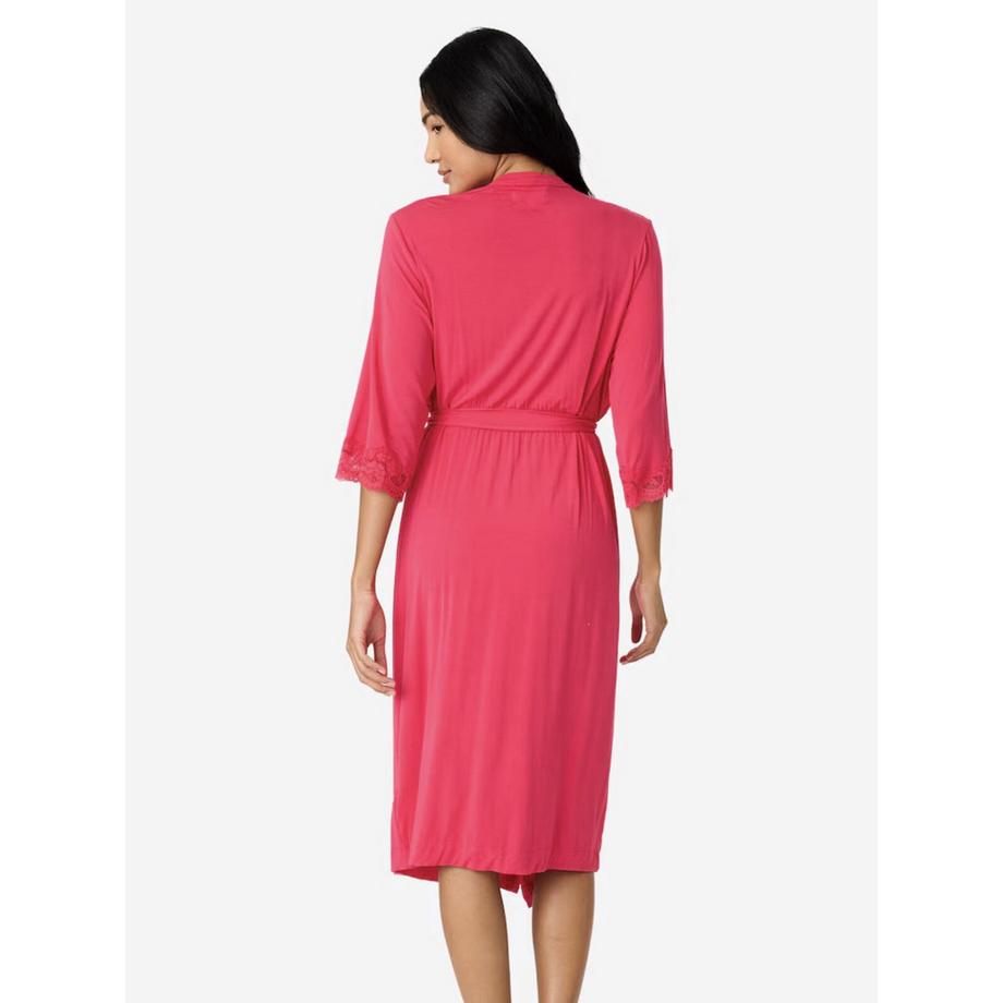 PJ Salvage Robe en modal avec capuche et col  