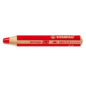 STABILO woody 3 in 1 Rouge 1 pièce(s)