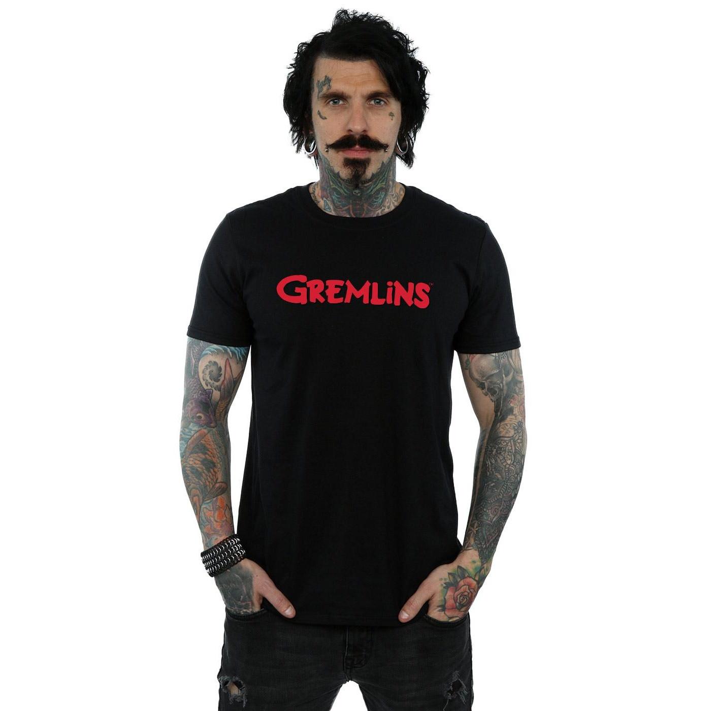 Gremlins Logo Bedrucktes T-Shirt  