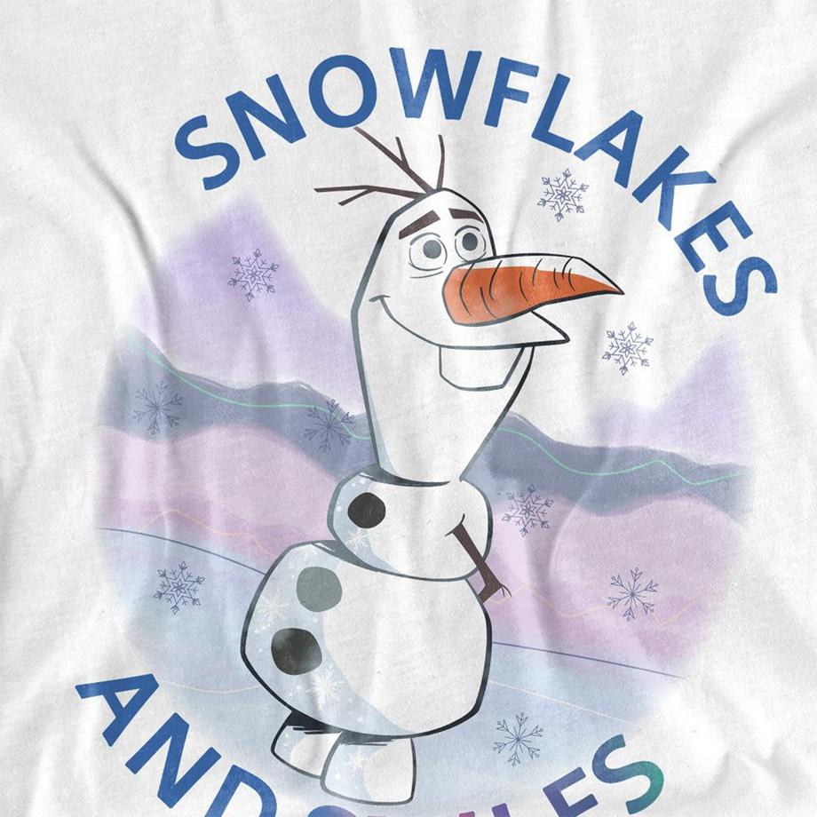 FROZEN Olaf Snowflakes and Smiles Langarm T-Shirt  