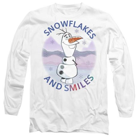 FROZEN Olaf Snowflakes and Smiles T-Shirt Manches Longues  