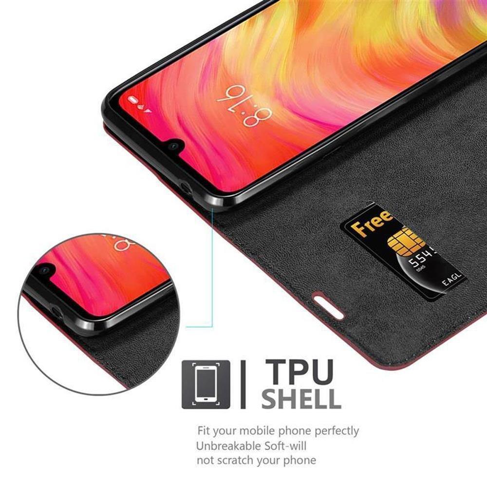 Cadorabo  Housse compatible avec Xiaomi RedMi NOTE 7 - Coque de protection avec fermeture magnétique, fonction de support et compartiment pour carte 