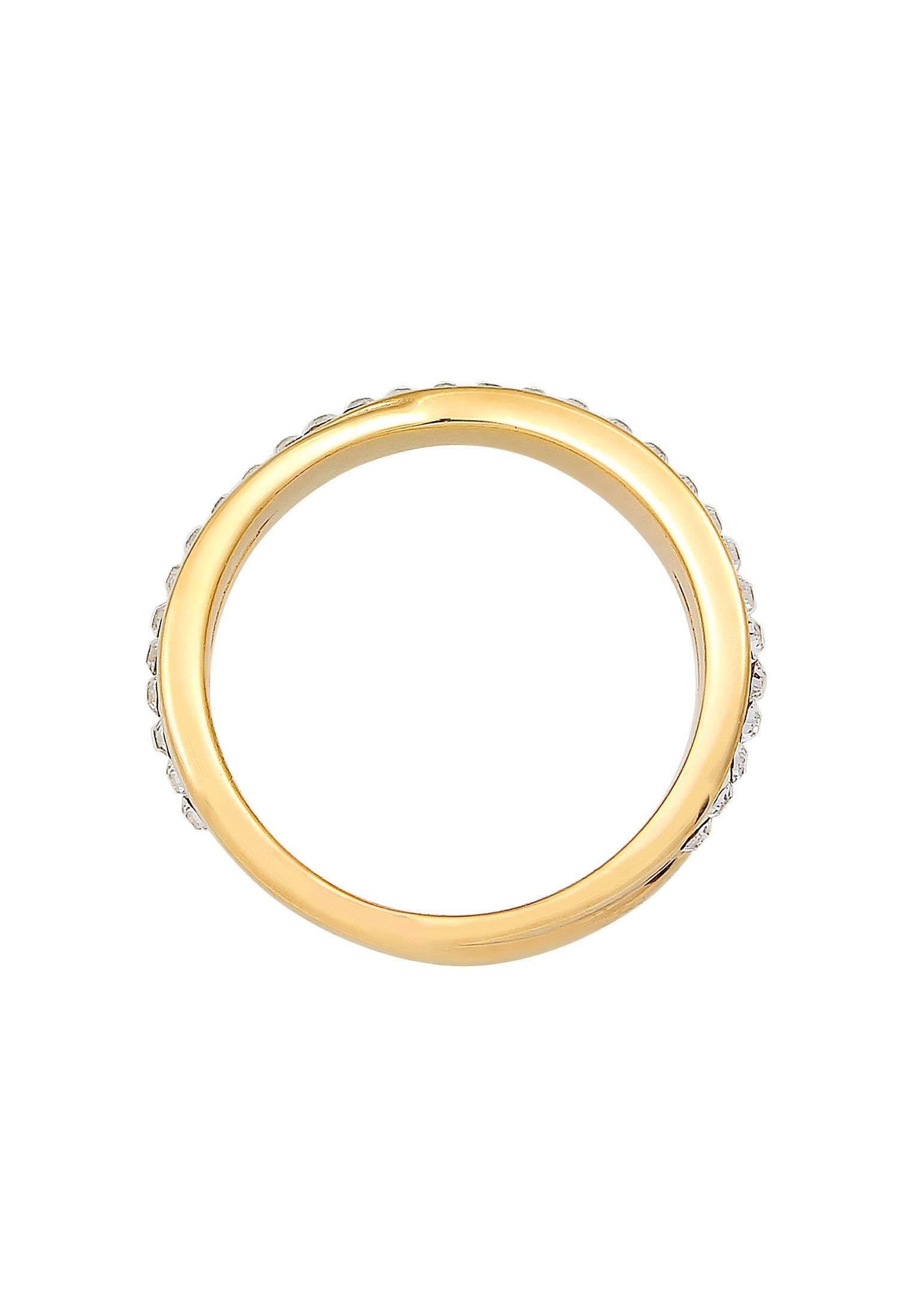 Elli  Ring Wickelring Zart Basic Kristalle 