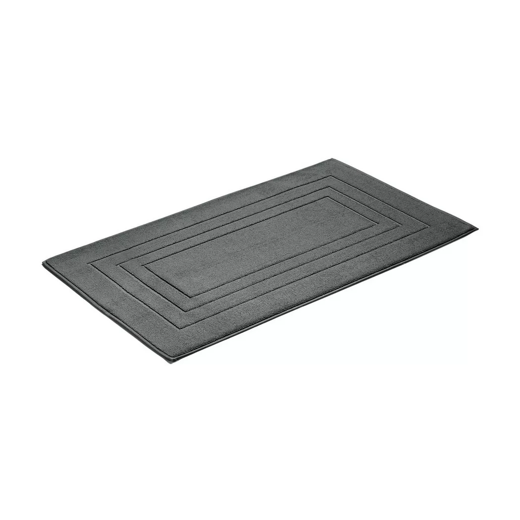 VOSSEN Tapis de bain FEELING 60x100cm Flanelle gris