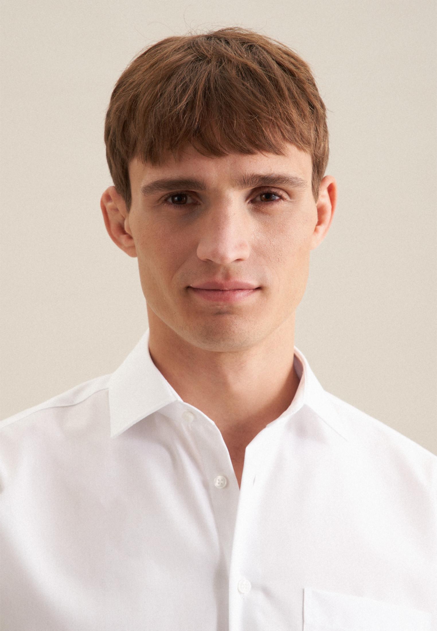 Seidensticker Chemise Business Regular Fit Manche courte Uni  