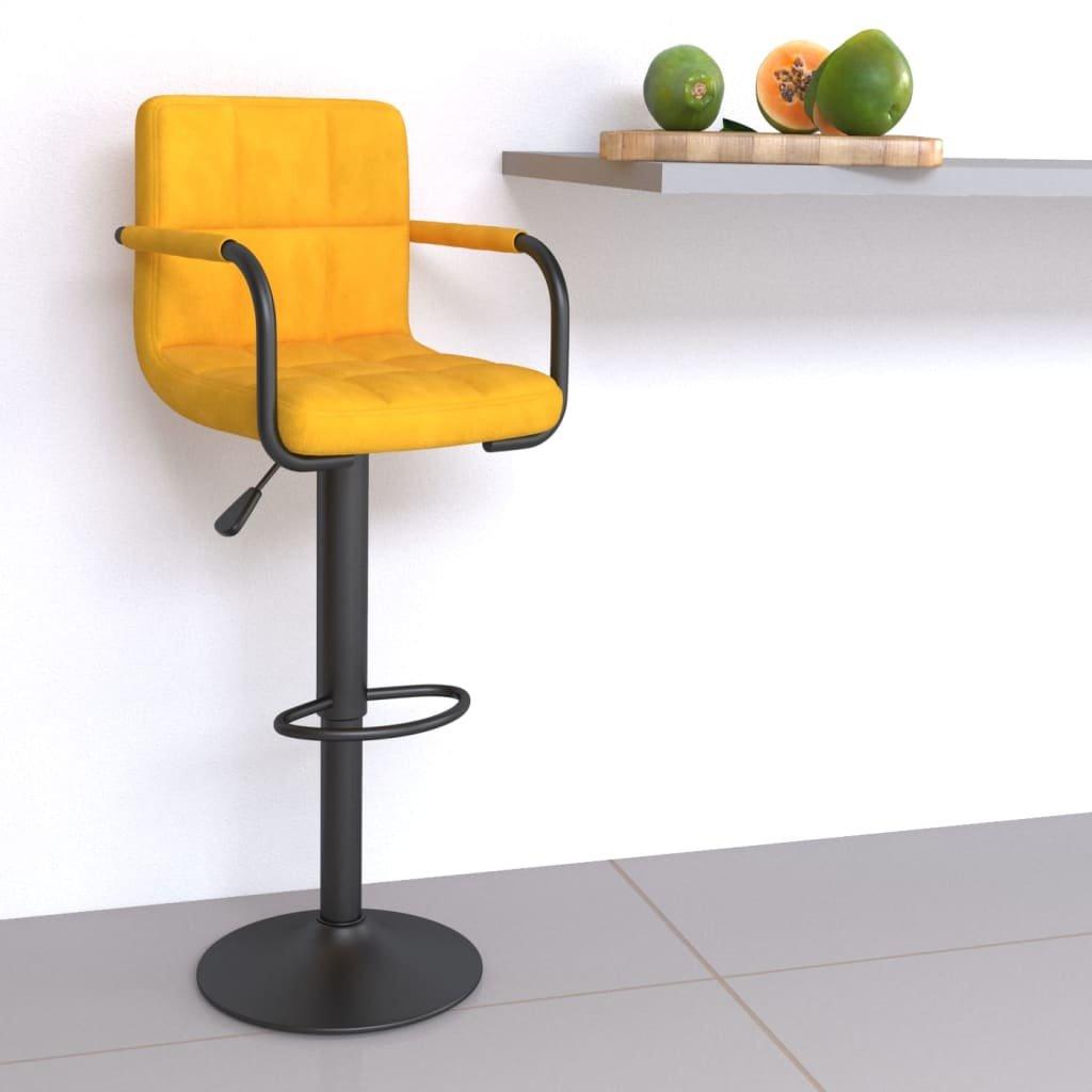 VidaXL Tabouret de bar velours  