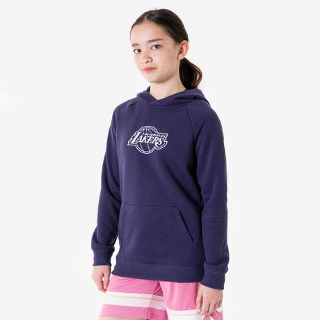 TARMAK  Sweat à capuche basketball enfant Los Angeles Lakers 