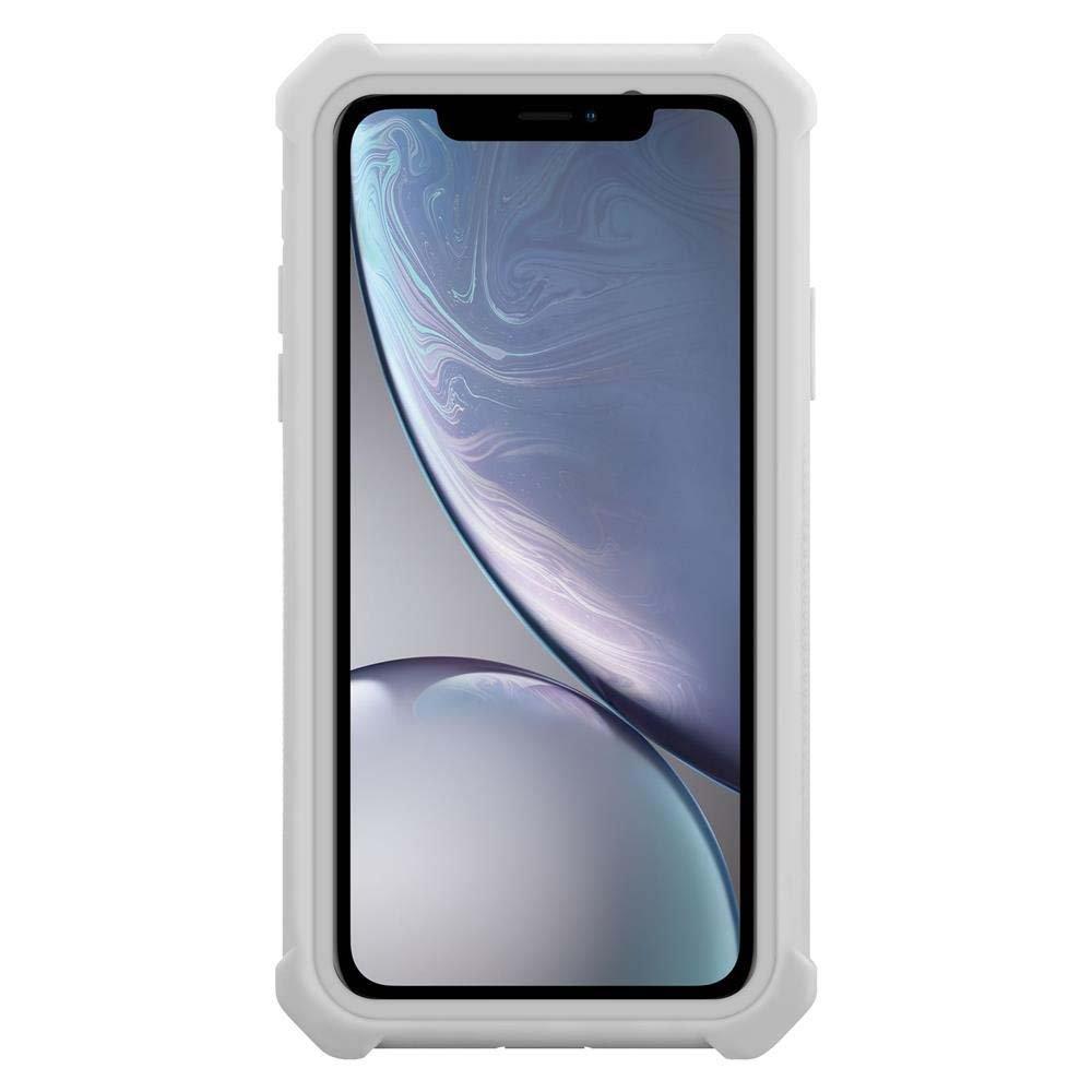 Cadorabo  Hülle für Apple iPhone XR 2-in-1 TPU Silikon-Rand Glas-Rücken 