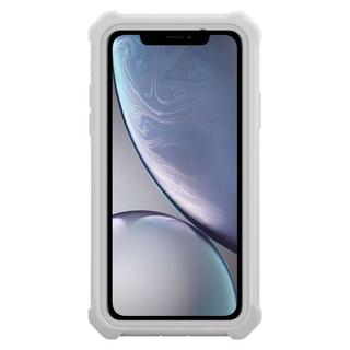 Cadorabo  Hülle für Apple iPhone XR 2-in-1 TPU Silikon-Rand Glas-Rücken 