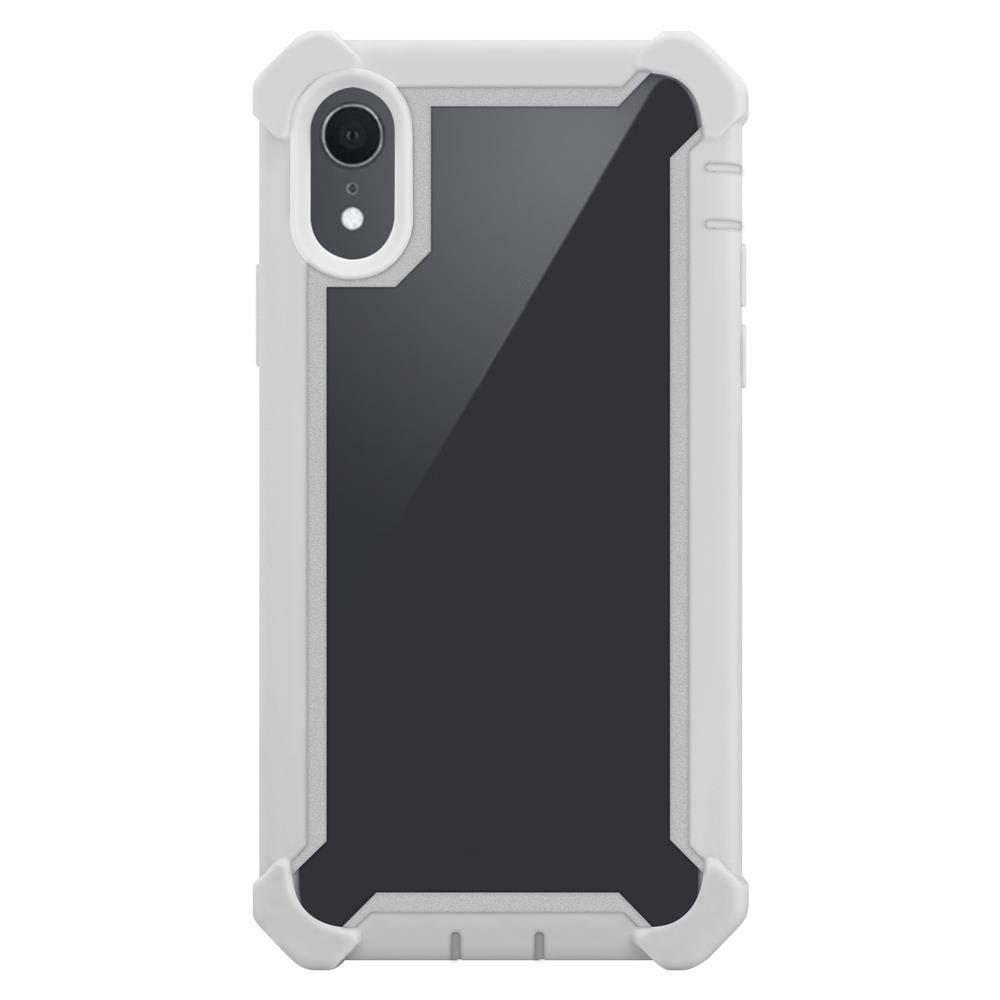 Cadorabo  Hülle für Apple iPhone XR 2-in-1 TPU Silikon-Rand Glas-Rücken 