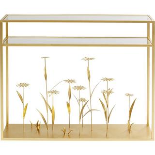 KARE Design Consolle Flower Meadow oro 100  