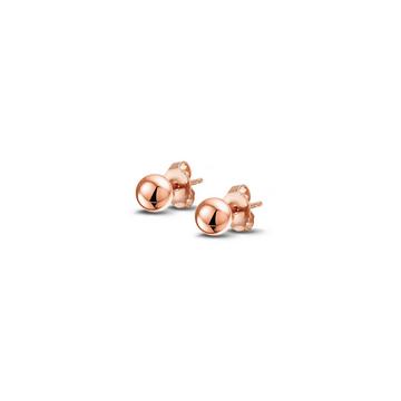 Boule clou d'oreille petit 1440 Plaqué or rose