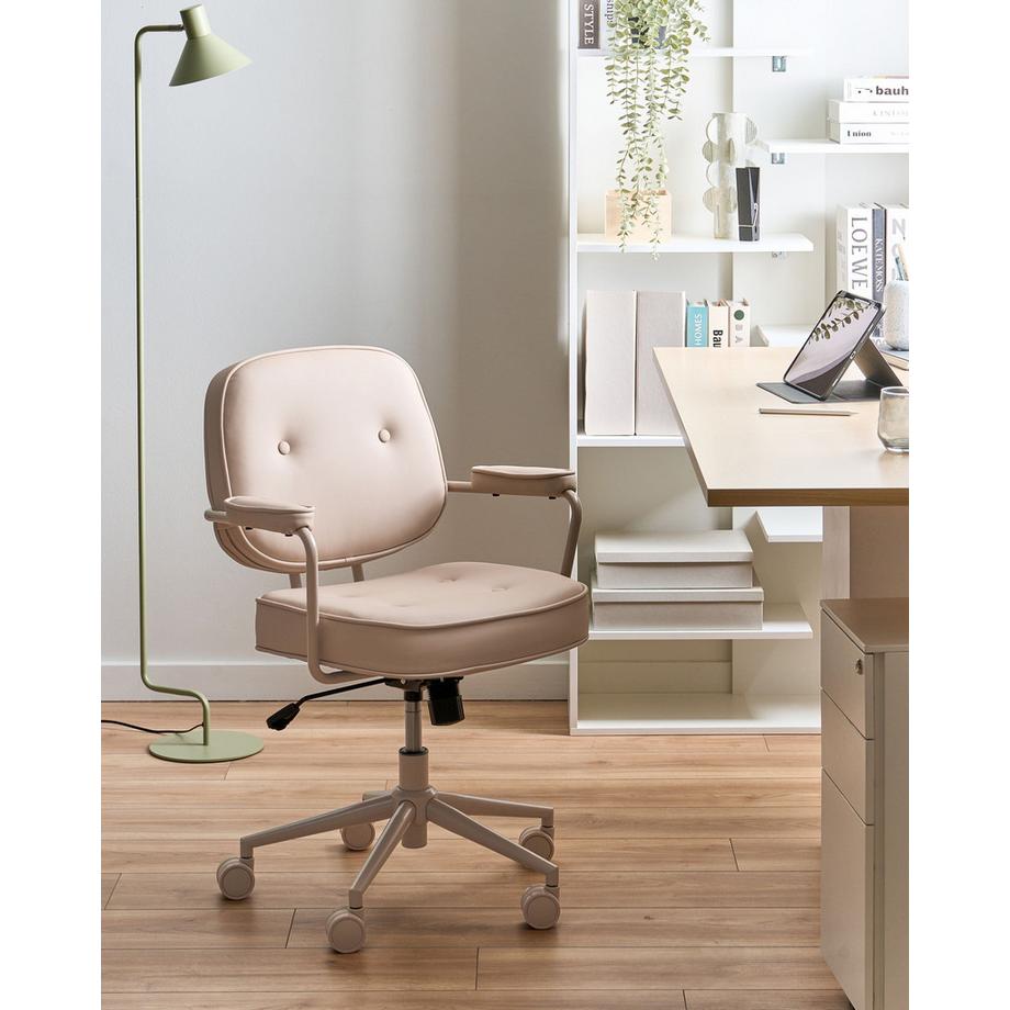 Beliani Chaise de bureau en Cuir PU  PARAMUS  
