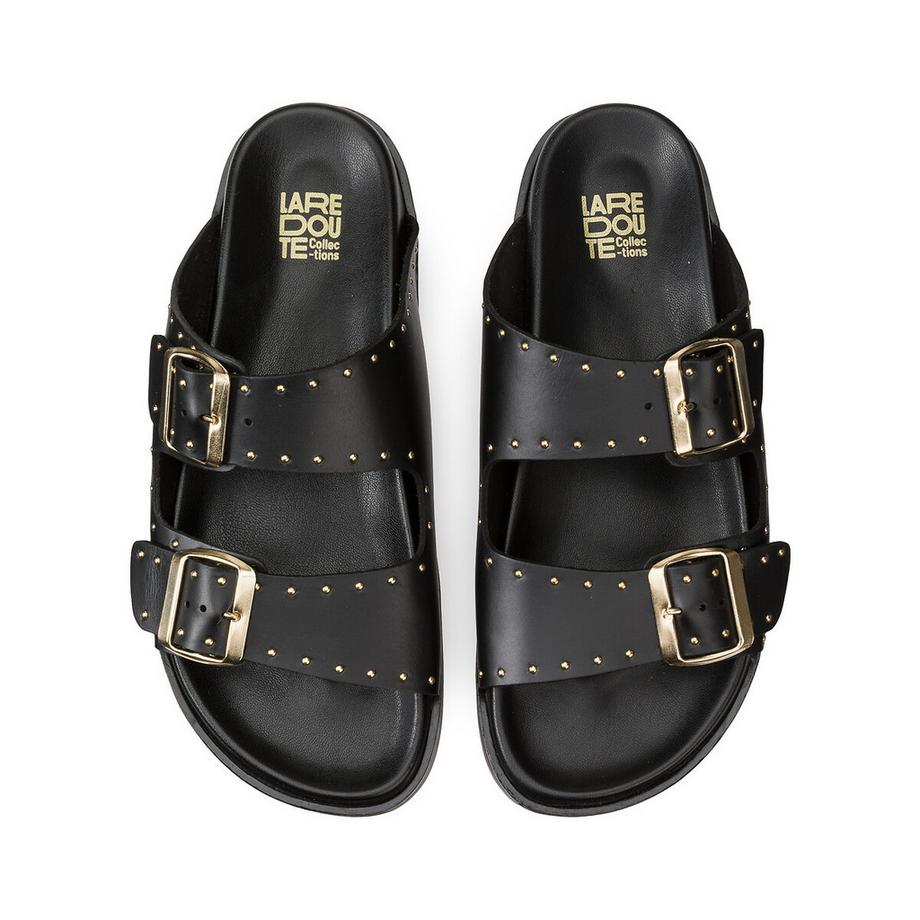 La Redoute Collections Mules in pelle con rivetti in metallo  