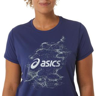 asics  Haut à manches courtes Nagino Graphic Run Femme 