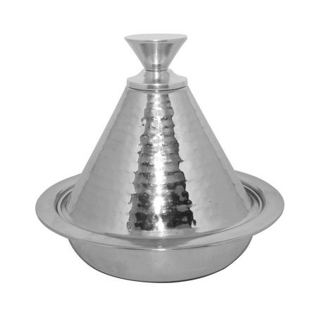 Aulica  TAJINE INDIVIDUEL INOX MARTELE 