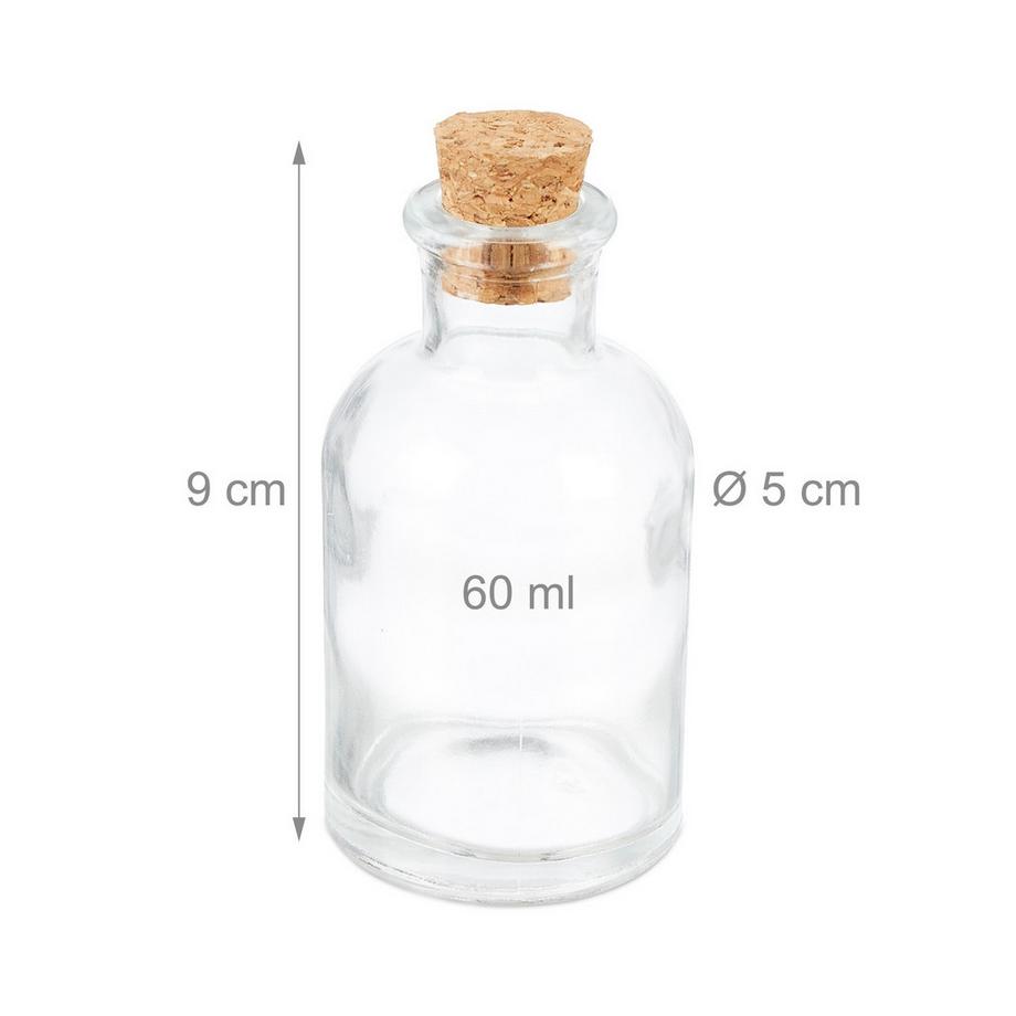 Northix  Dekoglas mit Korken 