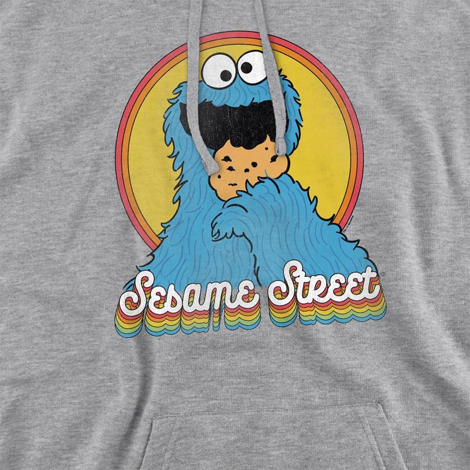 Sesame Street  Kapuzenpullover  , meliert 