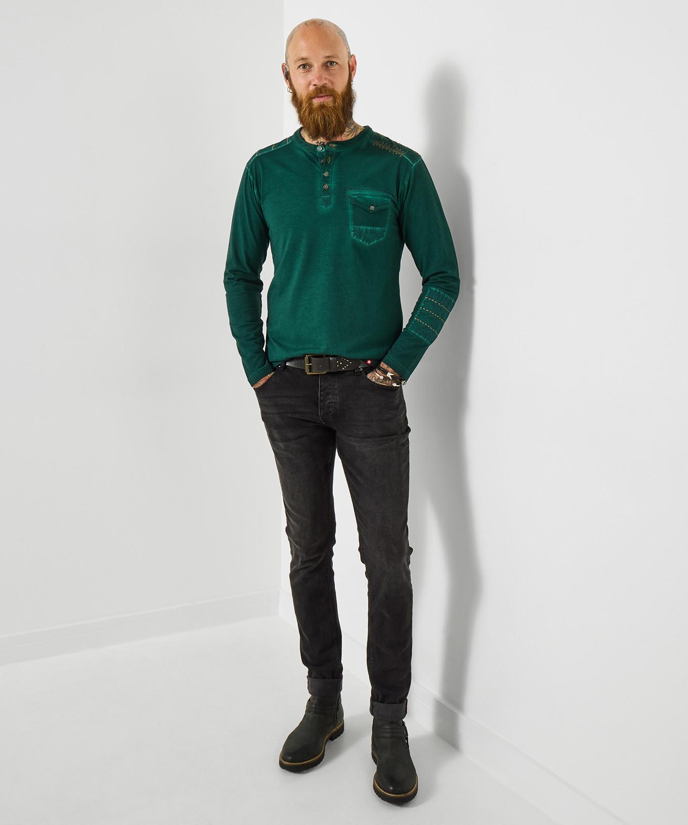 Joe Browns Henley Shirt avec poche boutonnée  