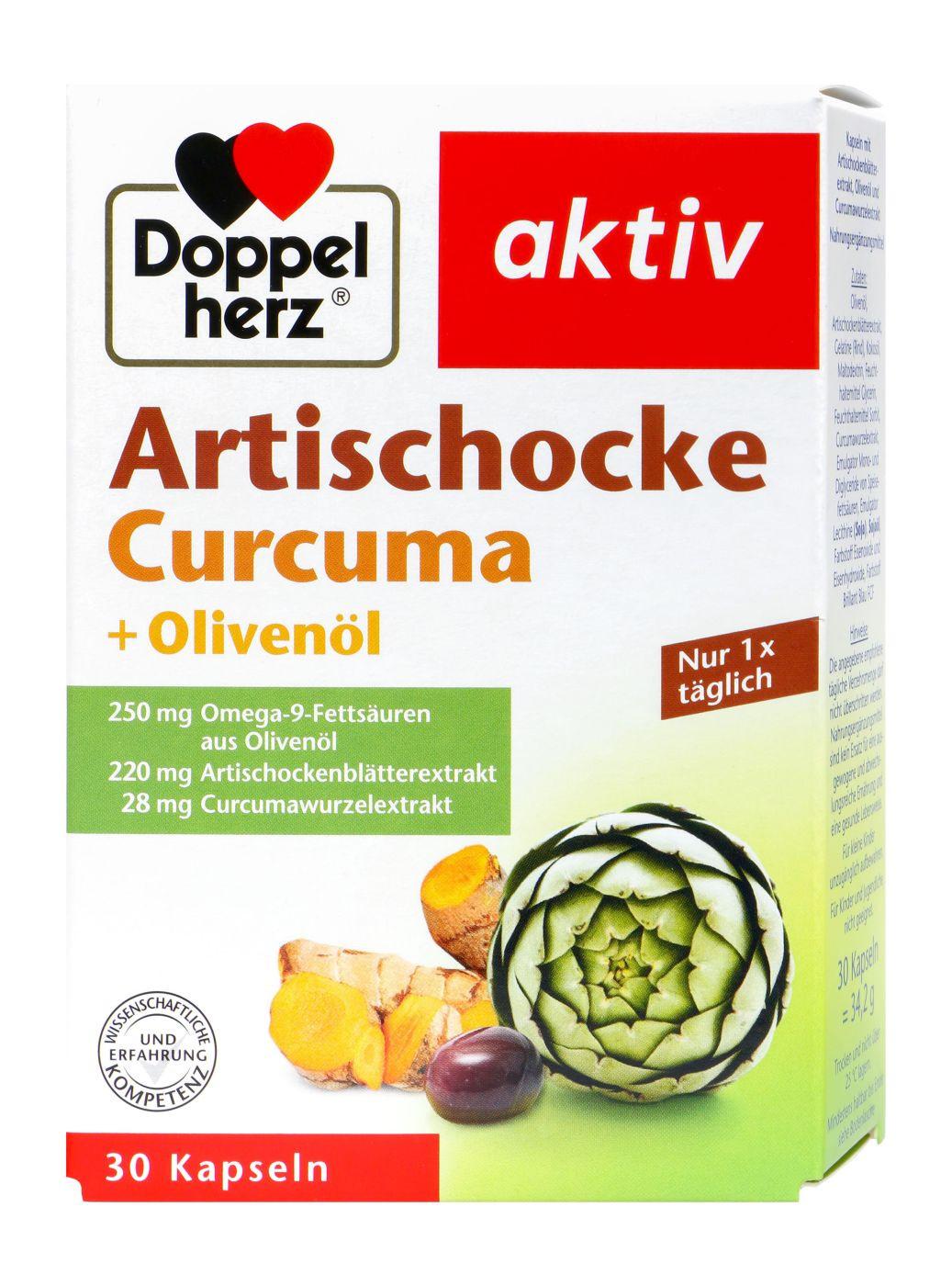 Doppelherz  Doppelherz Artischocke Olivenöl Curcuma 