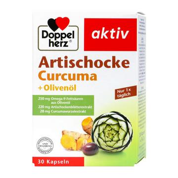 Doppelherz Artischocke Olivenöl Curcuma