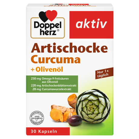 Doppelherz  Artischocke Olivenöl Curcuma 