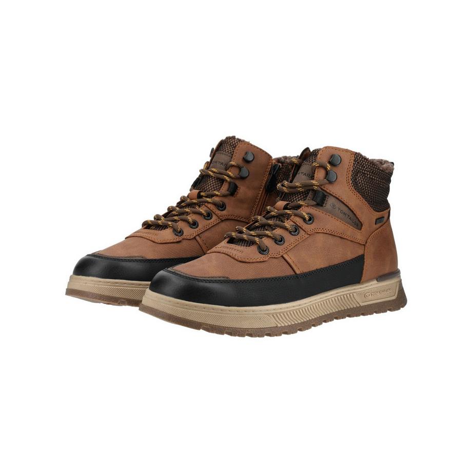 TOM TAILOR Bottines à Lacets et Fermeture Éclair Latérale  
