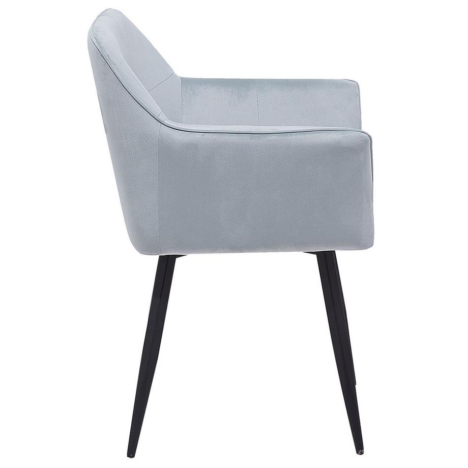 Beliani Set di 2 sedie da pranzo en Velluto  JASMIN  