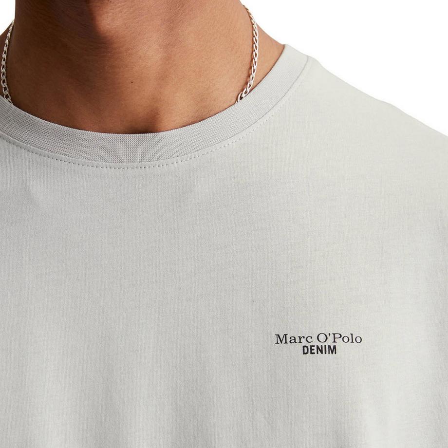 Marc O'Polo Denim T-shirt  Pack de 1 Confortable à porter-T-Shirt, SSL, Logo Print, Reg F  