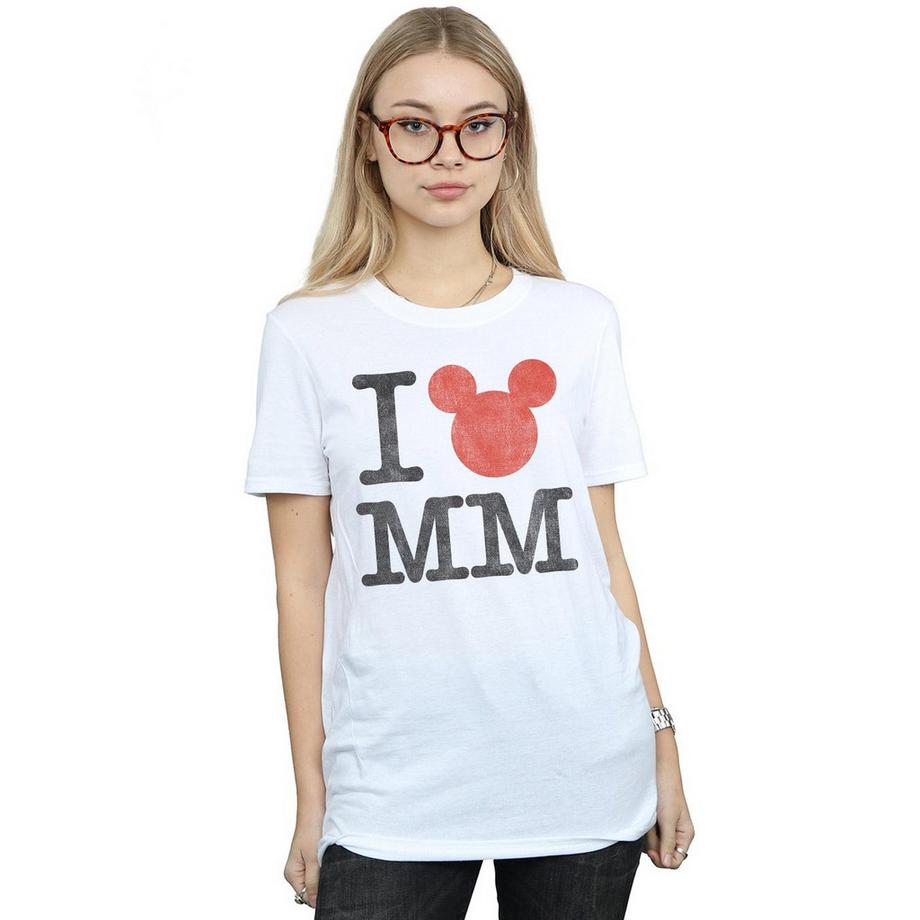 Disney I Love Mickey T-Shirt Imprimé  