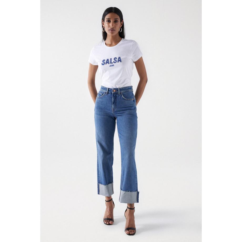 Salsa Institutional Beaded Slim Fit T-Shirt  
