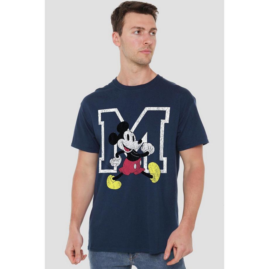 Disney Mickey Mouse M Logo T-Shirt  