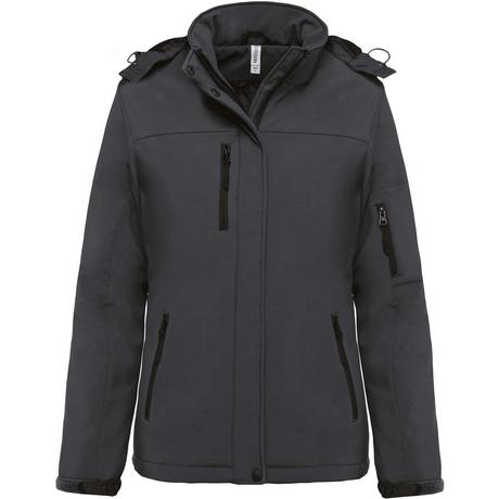 Kariban  parka damen softshell doublée capuche 