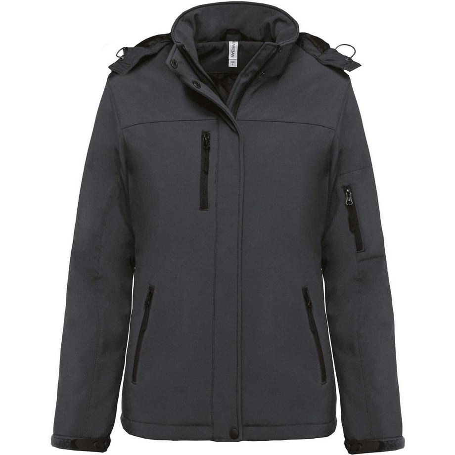 parka da softshell doublée capuche