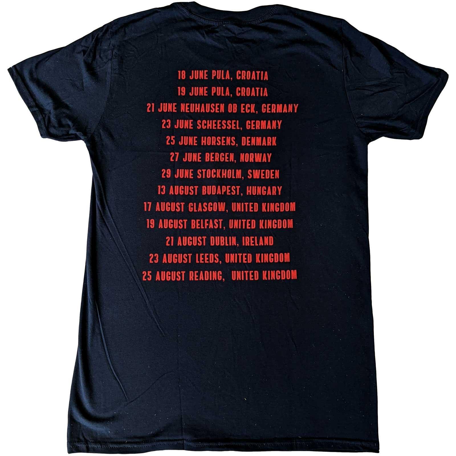 Foo Fighters Concrete & Gold 2019 European Tour T-Shirt  